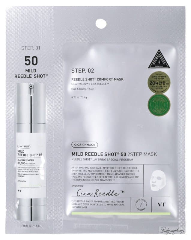 Reedle Shot 50 2Step Mask - Ujędrniająca Maska do Twarzy w Płachcie - VT Cosmetics